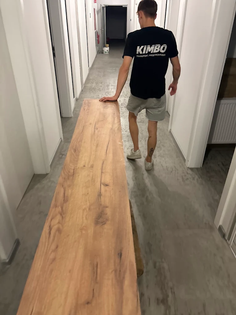 kimbo transport podczas wykonywania zlecenia